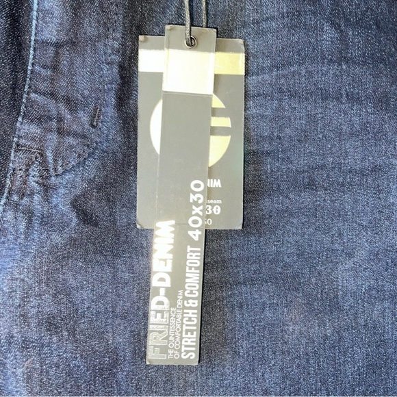 NWT- Fried Denim cropped cult cuff Jeans. size 40 X 31 new-old stock - Picture 8 of 8